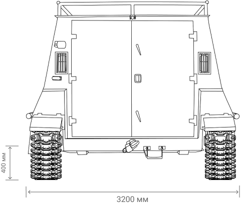 ТЕХНИЧЕСКИЕ ХАРАКТЕРИСТИКИ МТЛБ ТГ-126-05 “КОМАНДИРСКАЯ”-img-up